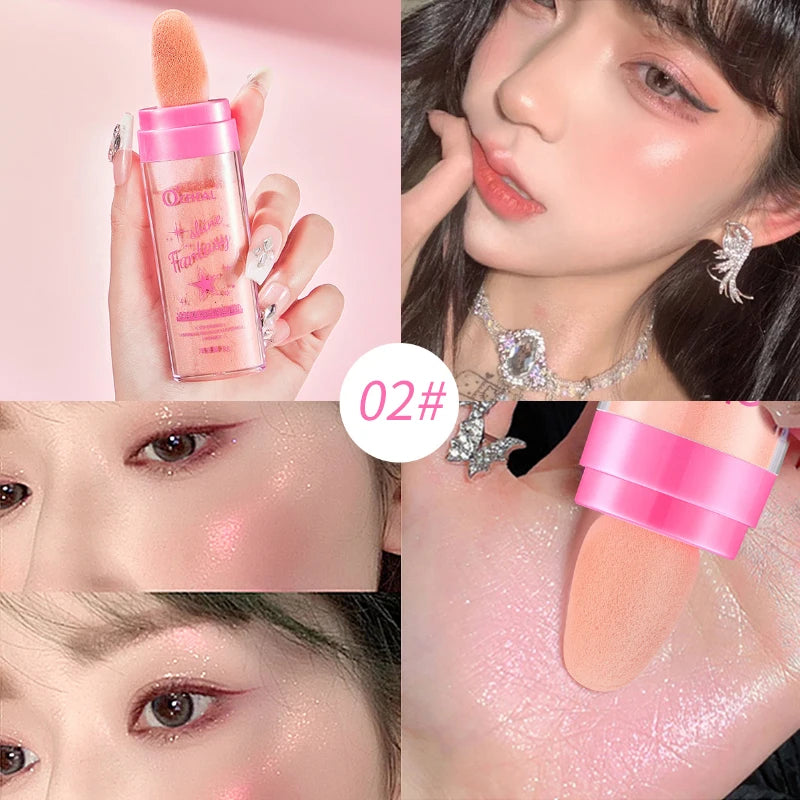 Fairy Highlight Pat Powder Brightening Pearlescent Full Body Contouring Powder Natural Three-Dimensional Contouring