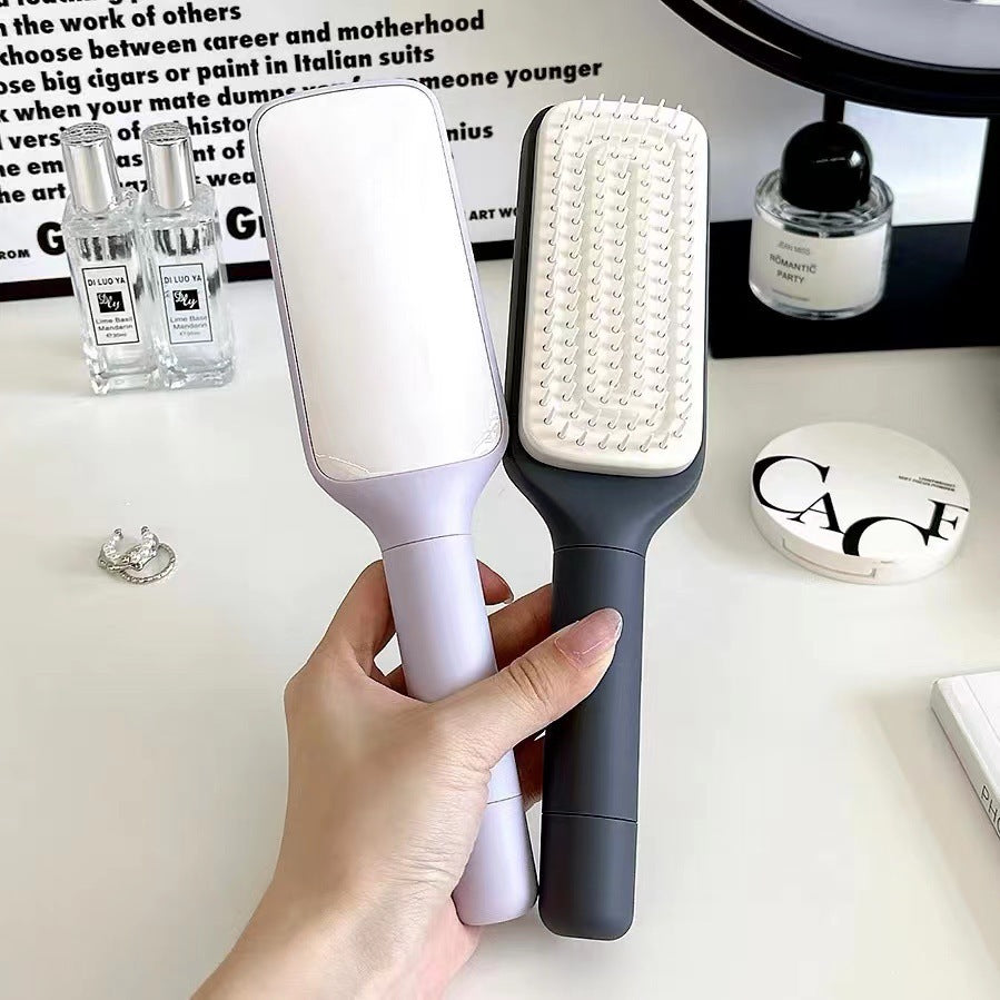 Self Cleaning Hair Brush New Self-Cleaning Anti-Static Massage Comb Scalable Rotate Lifting Self Cleaning Hairbrush