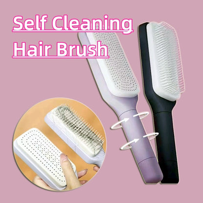 Self-Cleaning Hair Brush