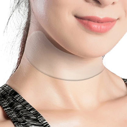 Reusable Silicone Anti-Wrinkle Chest Pads - Self-Adhesive Lift Patches for Neck and Chest Care