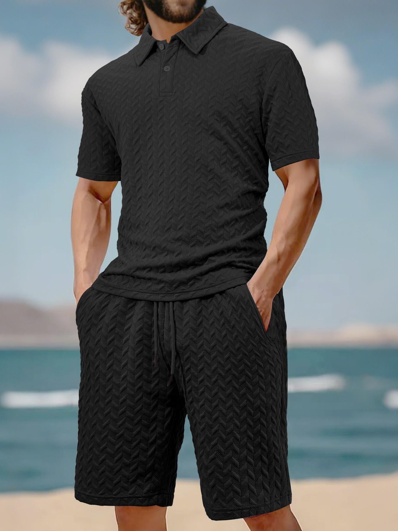 Azure Breeze Casual Set