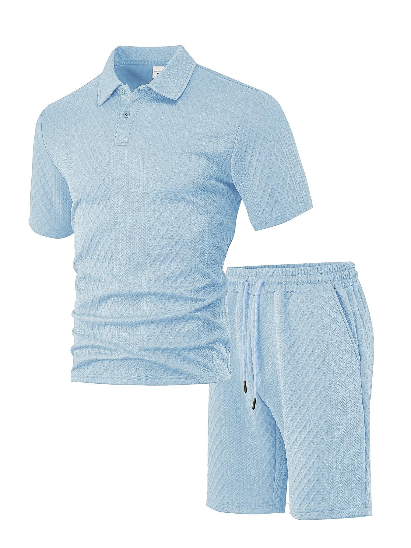 Azure Breeze Casual Set