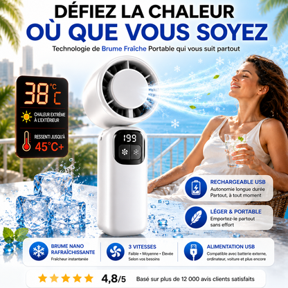 Ventilateur Portatif à Grande Vitesse
