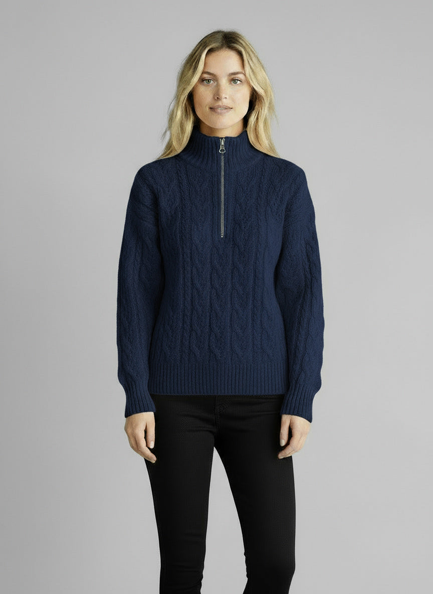 Amy Sweater with Zipper 2