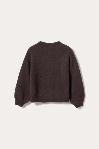 Kae Knit Cardigan Chocolate