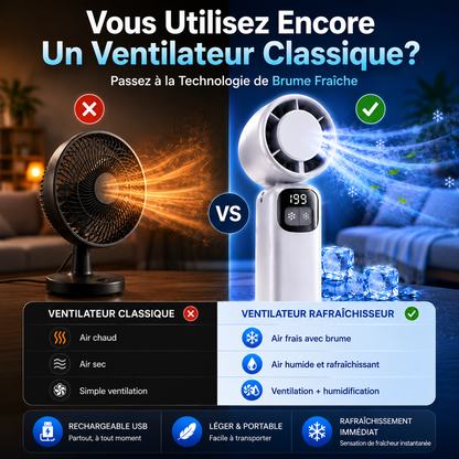 Ventilateur Portatif à Grande Vitesse