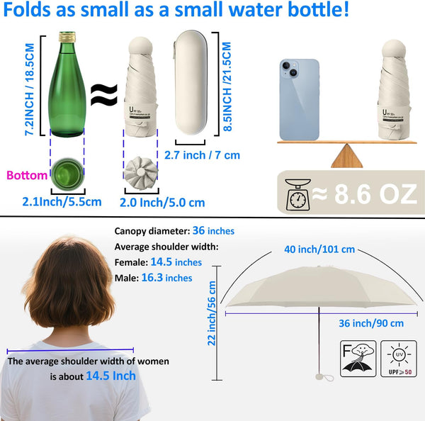 Pocket-Sized Sun & Rain Shield
