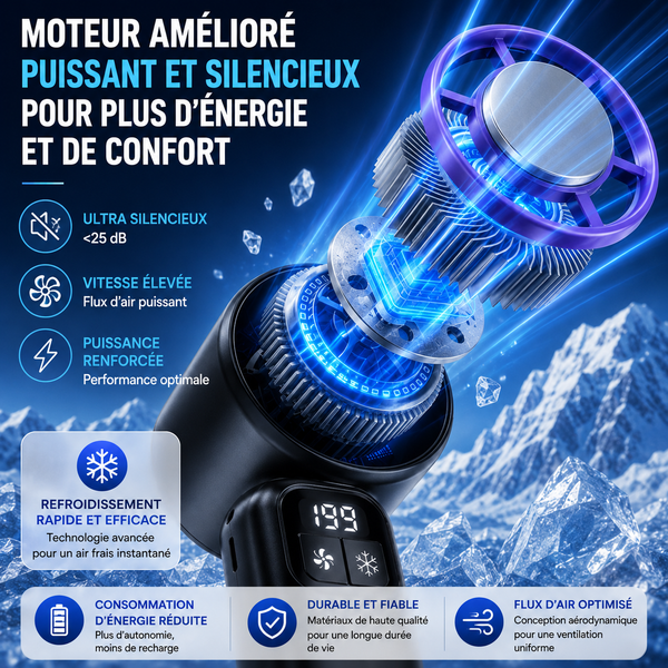 Ventilateur Portatif à Grande Vitesse