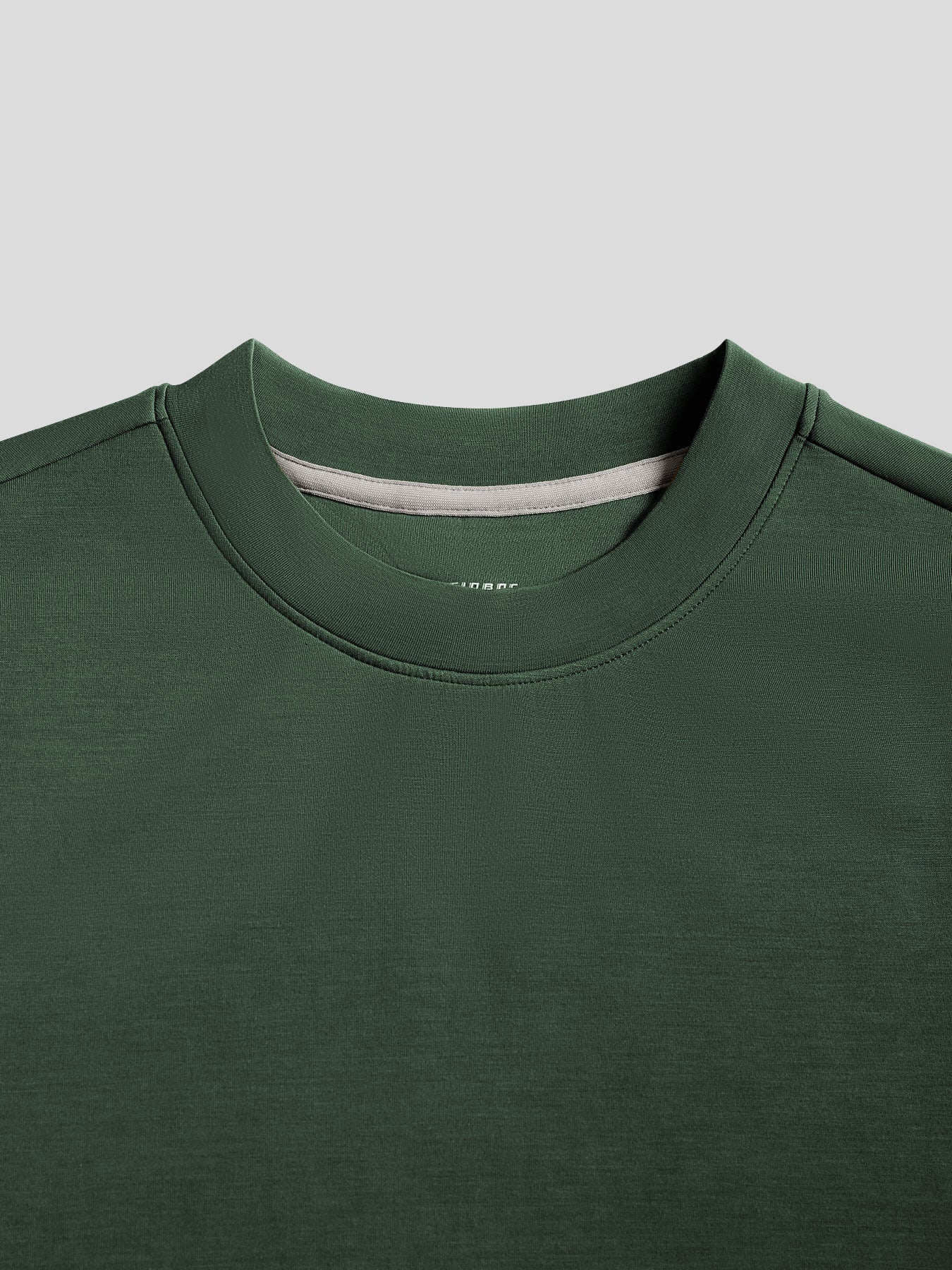 Modal Blend Elbow Patch Long Sleeve Tee:Slim Fit