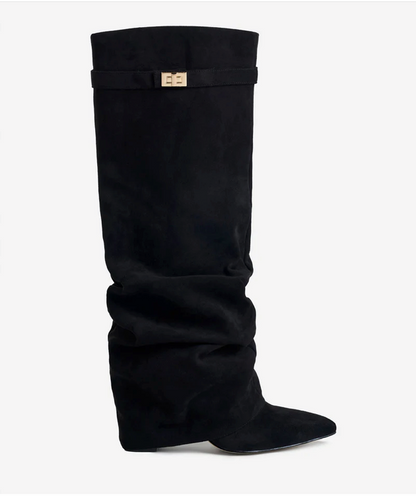 Lavista Slouchy Suede knee high boots