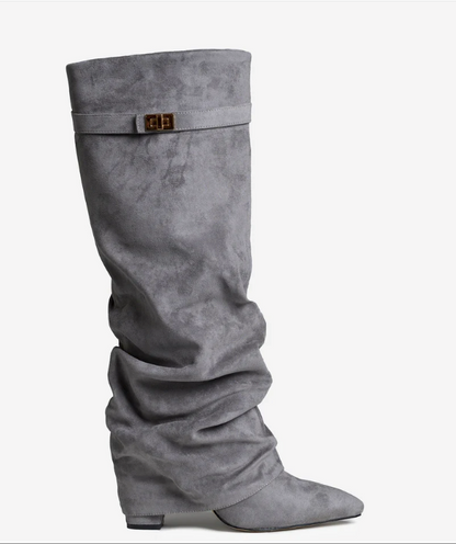 Lavista Slouchy Suede knee high boots