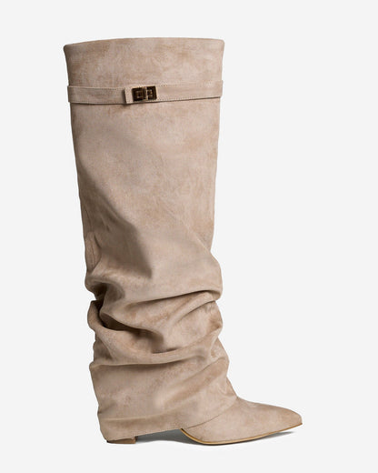 Lavista Slouchy Suede knee high boots