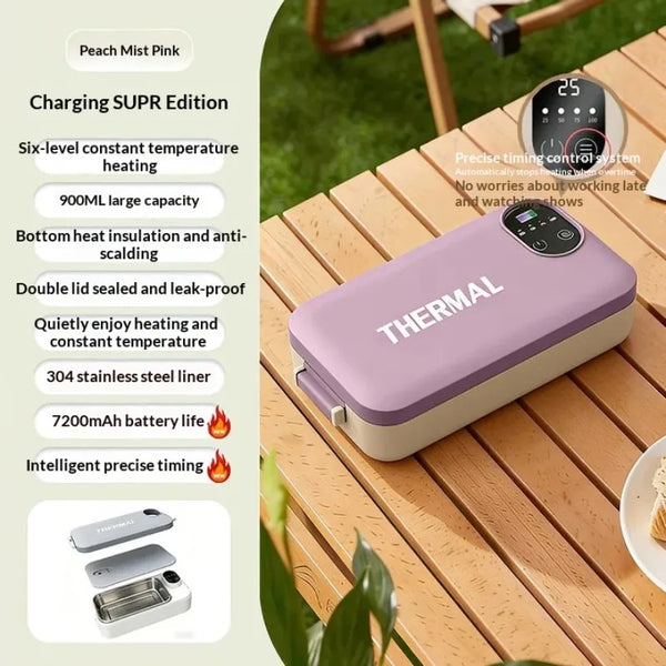 Portable Heated Lunch Box