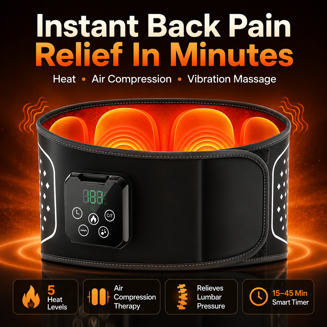 ComfortPro Smart Lumbar Therapy Belt