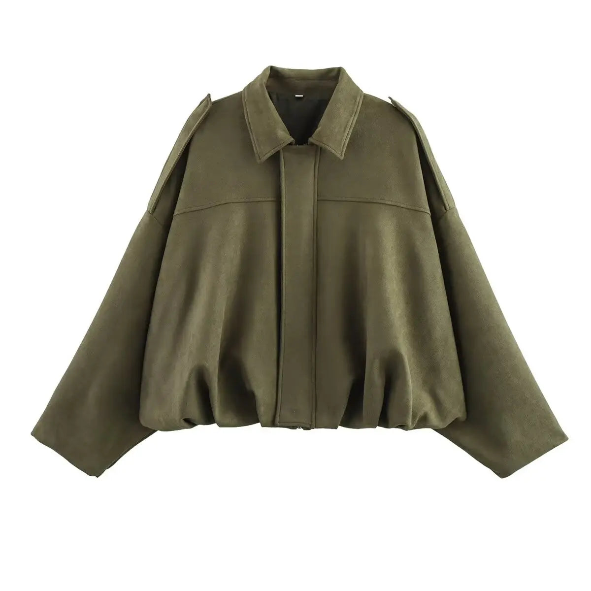 Luna Luxe Oversized Bomber Jacket