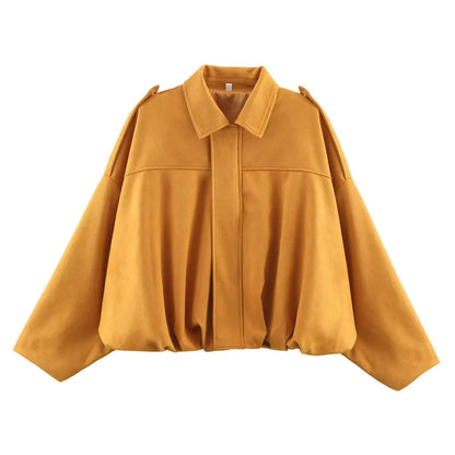 Luna Luxe Oversized Bomber Jacket