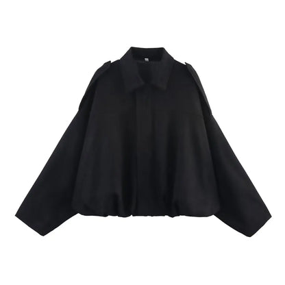 Luna Luxe Oversized Bomber Jacket