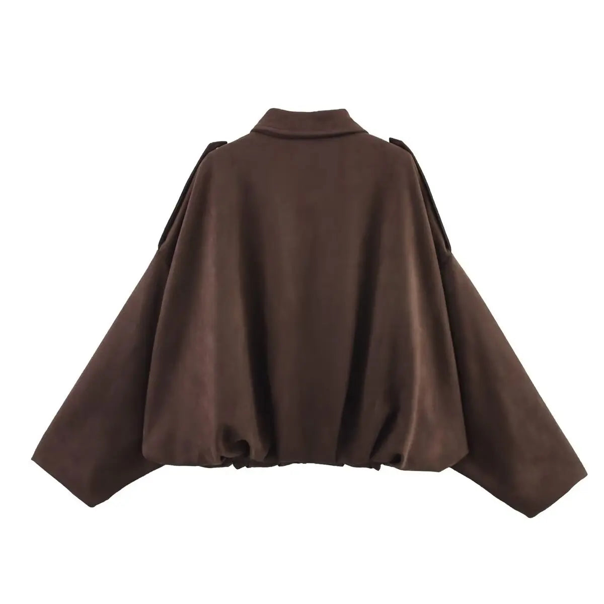 Luna Luxe Oversized Bomber Jacket