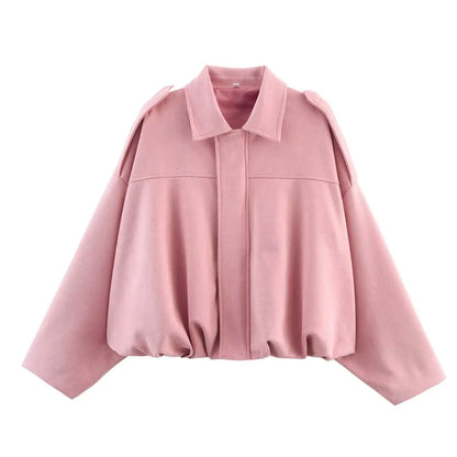 Luna Luxe Oversized Bomber Jacket