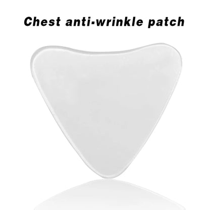 Reusable Silicone Anti-Wrinkle Chest Pads - Self-Adhesive Lift Patches for Neck and Chest Care