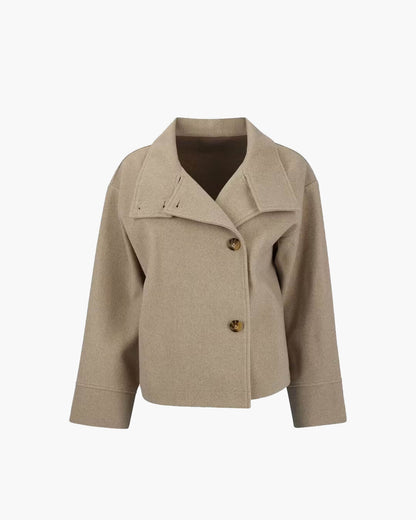Elegant Rosalia jacket with stand-up collar