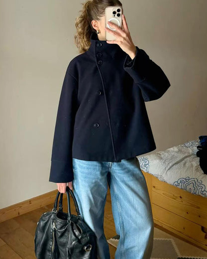 Elegant Rosalia jacket with stand-up collar