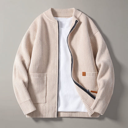 Charlie Ribbed Knit Cardigan