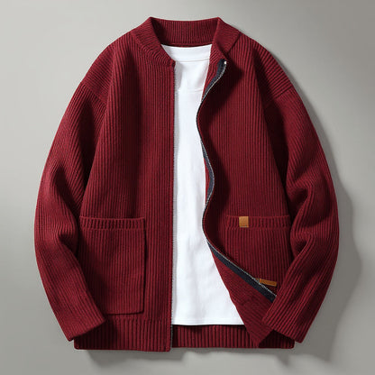Charlie Ribbed Knit Cardigan